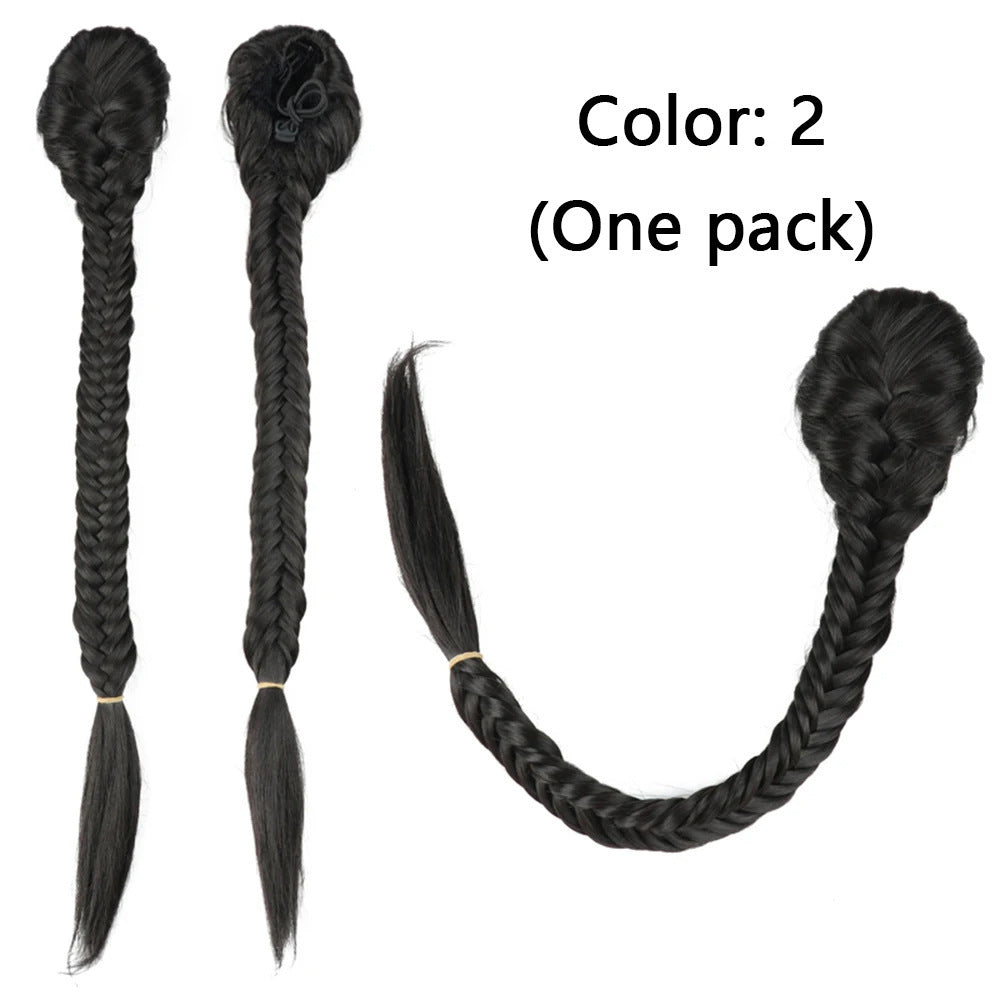 Synthetic Braided Fishtail Horse Tail Women's Wig