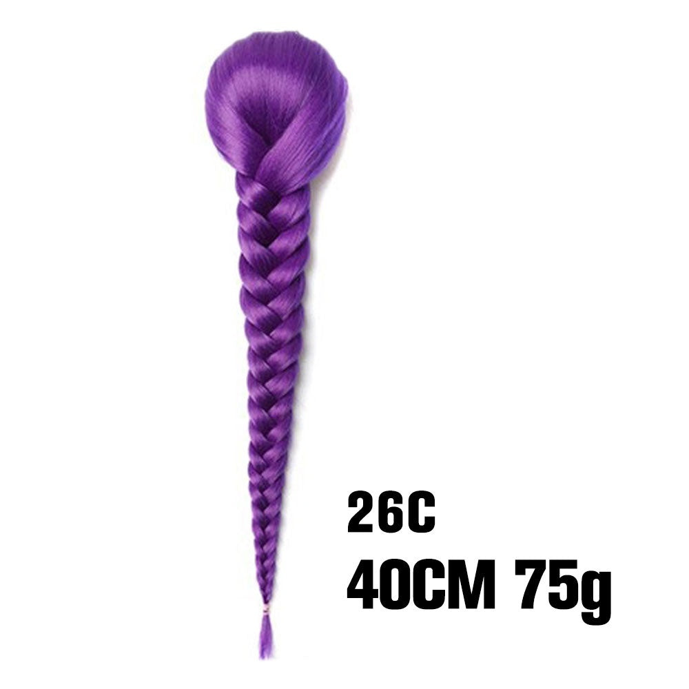 Synthetic Braided Fishtail Horse Tail Women's Wig