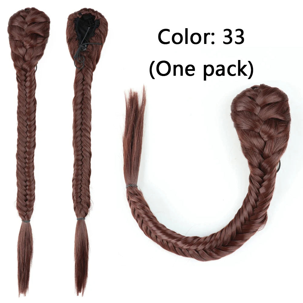 Synthetic Braided Fishtail Horse Tail Women's Wig