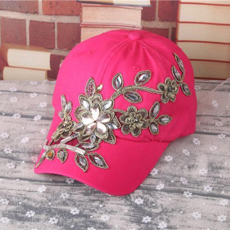 All-match Gold Silk Flower  Hat