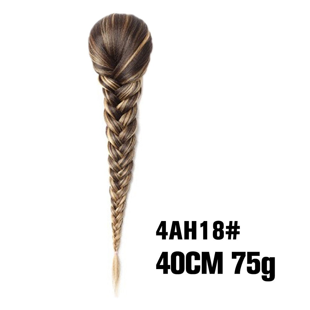 Synthetic Braided Fishtail Horse Tail Women's Wig