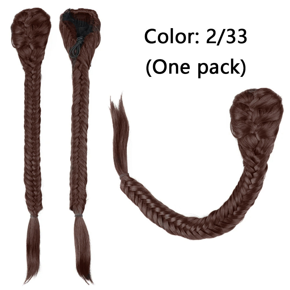 Synthetic Braided Fishtail Horse Tail Women's Wig