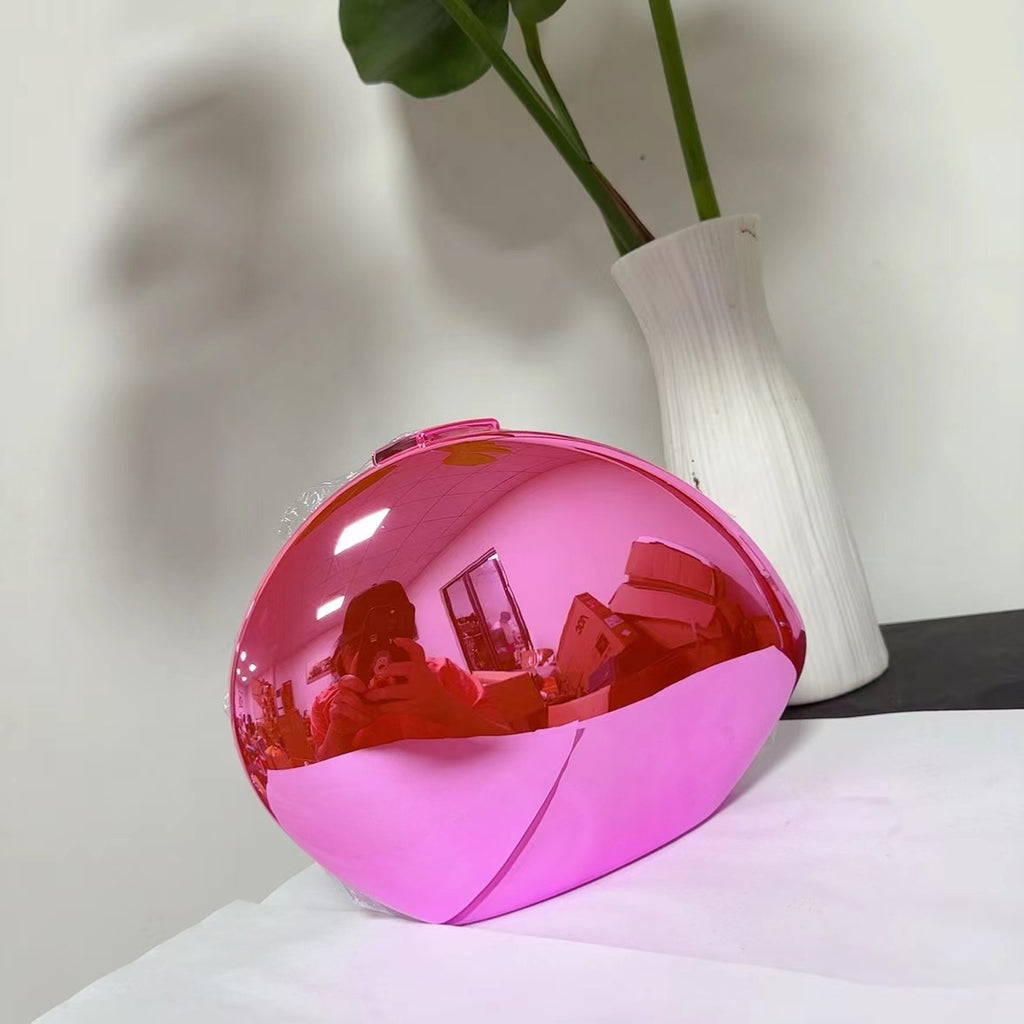 Acrylic Metallic Goose Clutch