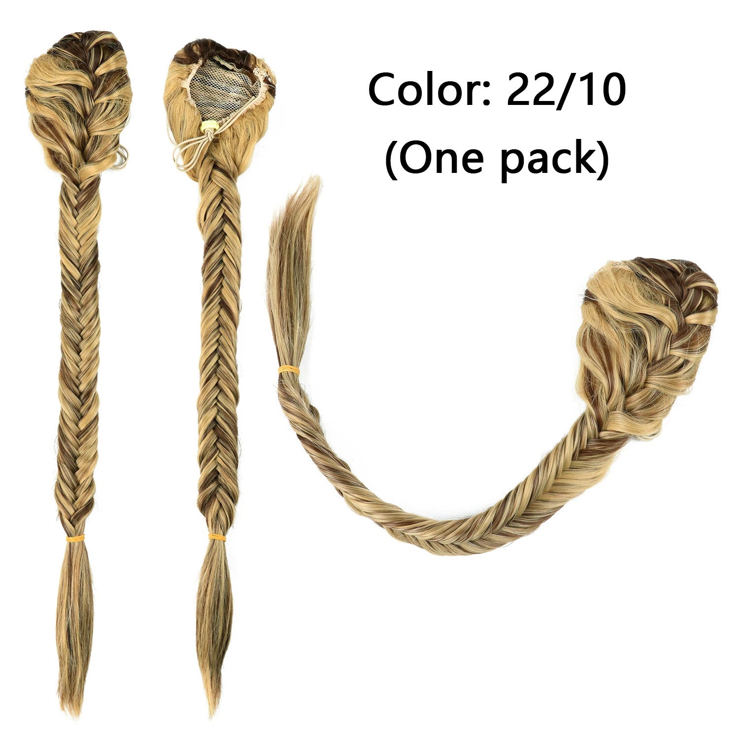 Synthetic Braided Fishtail Horse Tail Women's Wig