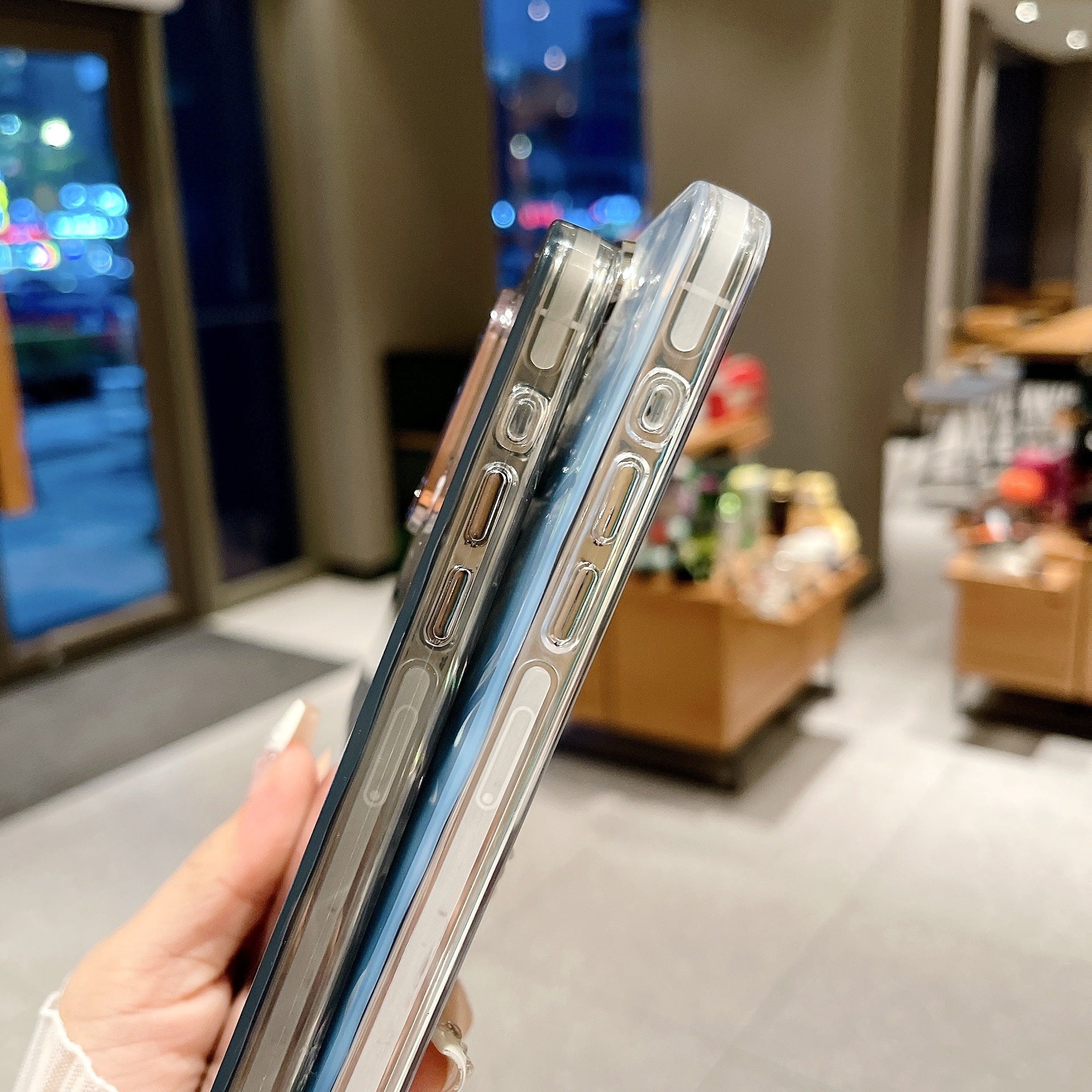 Silver Water Ripple Applicable To 16 Phone Case