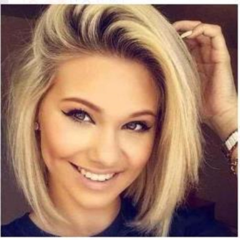 Women's Gradient Color High Temperature Silk Chemical Fiber Headgear