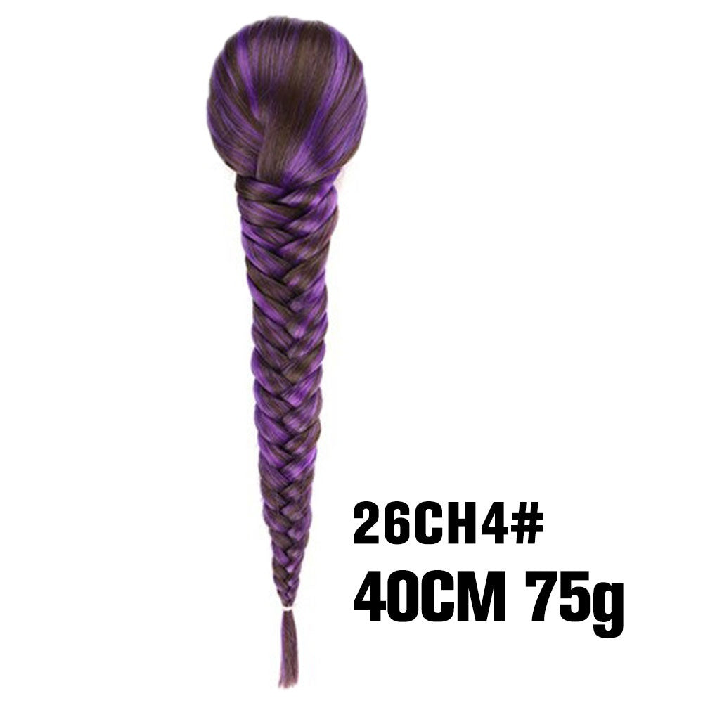Synthetic Braided Fishtail Horse Tail Women's Wig