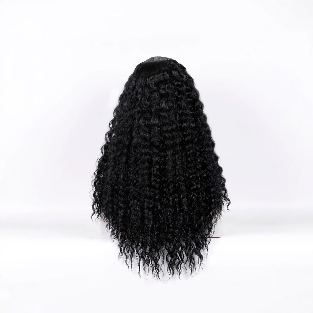 Medium Long Curly Hair Wave Synthetic Wigs
