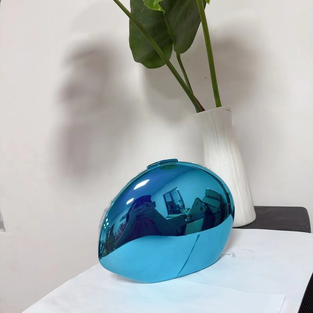 Acrylic Metallic Goose Clutch