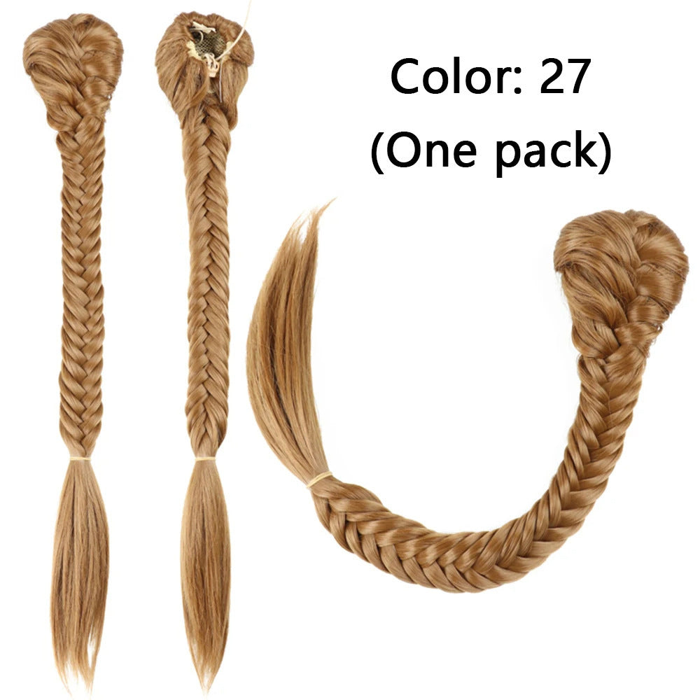 Synthetic Braided Fishtail Horse Tail Women's Wig