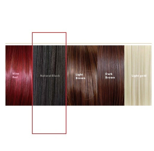 Mid-length Straight Hair Hand-woven Front Lace Synthetic Wigs