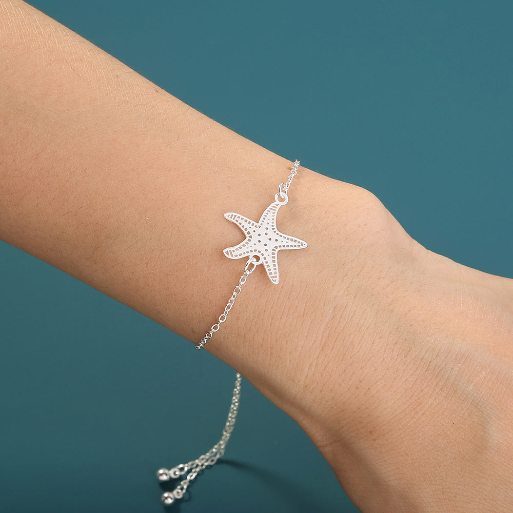 Silver starfish