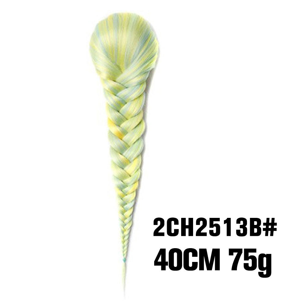 Synthetic Braided Fishtail Horse Tail Women's Wig