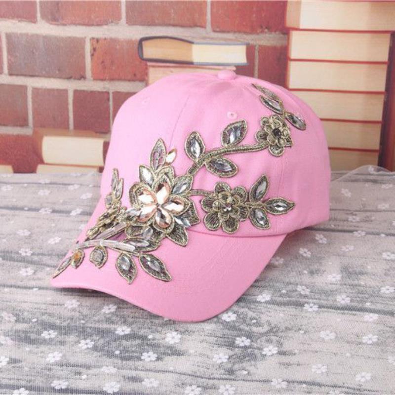 All-match Gold Silk Flower  Hat