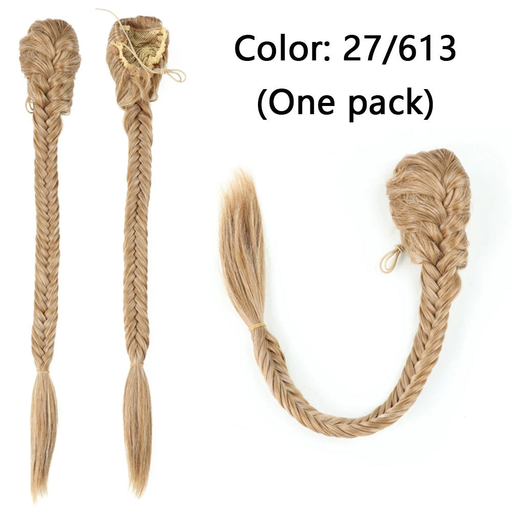 Synthetic Braided Fishtail Horse Tail Women's Wig